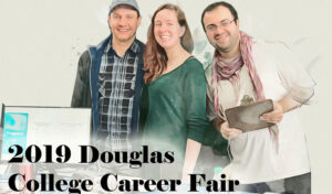 douglas college career fair booth