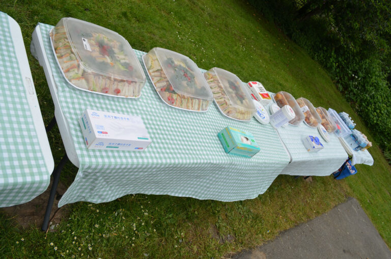Lunch served at the Mental Health Walk
