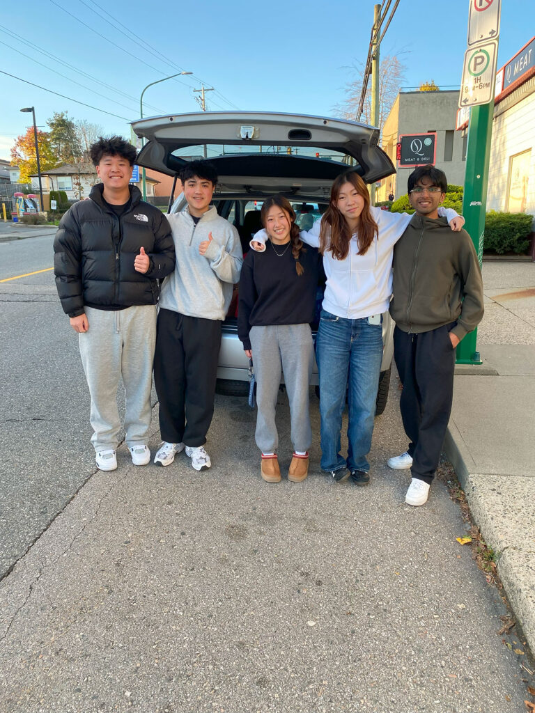 GoodGuys Burnaby Central donating care kits