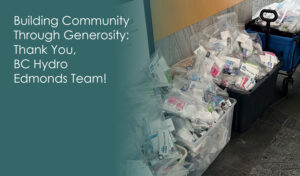 Building Community Through Generosity: photo of donated items